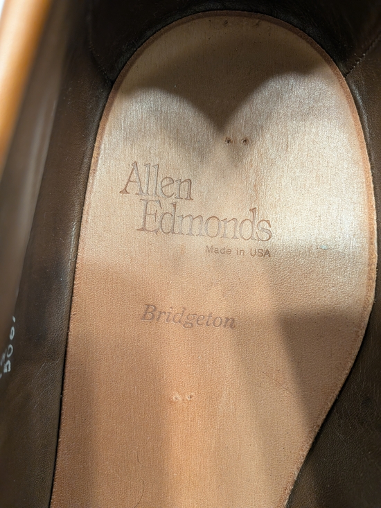 Vintage Allen Edmonds Bridgeton Brown Leather Kiltie Tassel Loafers – Made in US